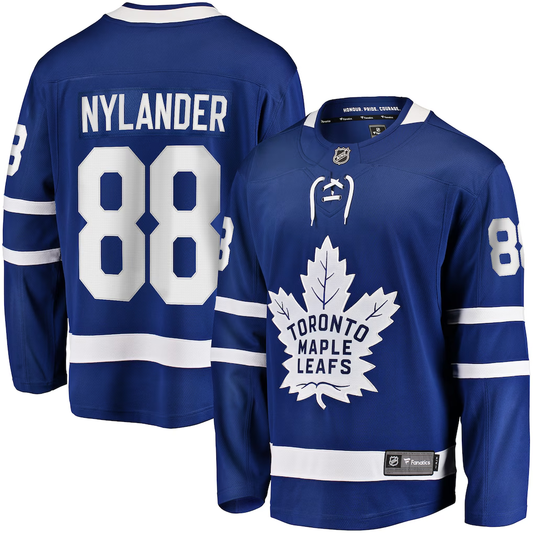 Men's Toronto Maple Leafs William Nylander #88 Fanatics Blue Home Breakaway Player Jersey