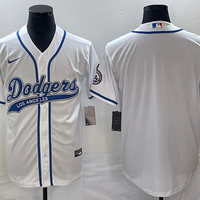 Men's Los Angeles Dodgers White Blank Jersey1 Joint Edition