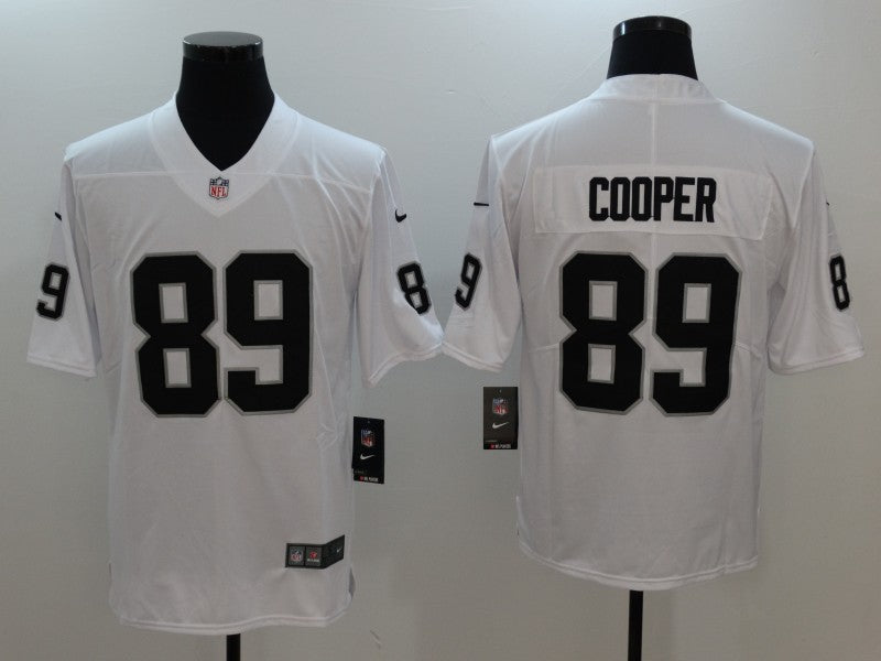 Men's Las Vegas Raiders Amari Cooper #89 White Game Jersey1