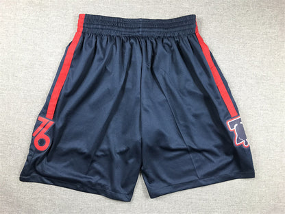 Men's Philadelphia 76ers Navy 2023/24 Swingman City Edition Shorts1