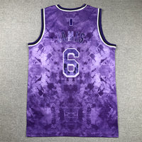 Men's Los Angeles Lakers LeBron James #6 Purple Select Series Swingman Jersey1