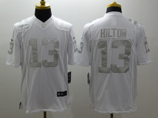 Men's Indianapolis Colts T.Y. Hilton #13 White Game Jersey1