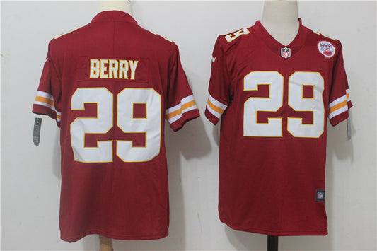Men's Kansas City Chiefs Eric Berry #29 Red Game Jersey1