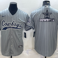 Men's Dallas Cowboys Gray Game Player Jersey1