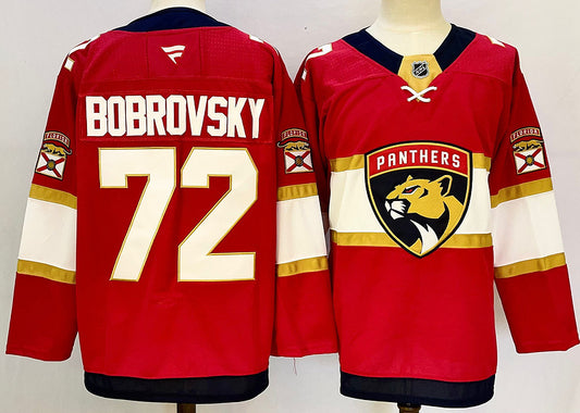 Men's Florida Panthers Sergei Bobrovsky #72 Fanatics Red Breakaway Player Jersey