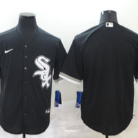 Men's Chicago White Sox Black Alternate Replica Blank Jersey1