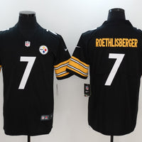 Men's Pittsburgh Steelers Ben Roethlisberger #7 Black Game Jersey1