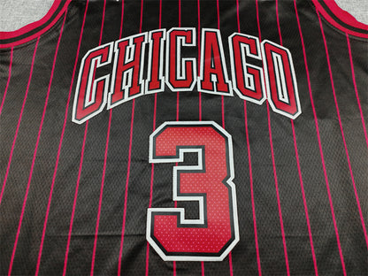 Men's Chicago Bulls Josh Giddey #3 Black Swingman Jersey - Statement Edition