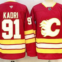Men's Calgary Flames Nazem Kadri #91 Fanatics Red Home Breakaway Player Jersey