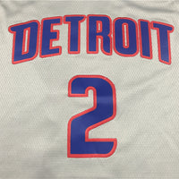 Men's Detroit Pistons Cade Cunningham Gray 2021/22 Swingman Player Jersey1
