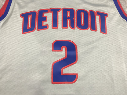 Men's Detroit Pistons Cade Cunningham Gray 2021/22 Swingman Player Jersey1