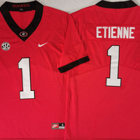 Men's Georgia Bulldogs Trevor Etienne #1 Red Game Jersey