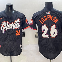 Men's San Francisco Giants Matt Chapman #26 Black 2025 City Connect Limited Player Jersey1