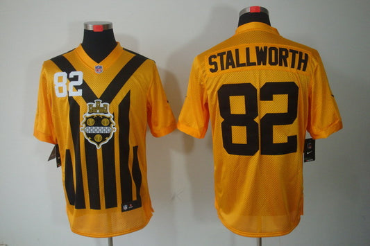 Men's Pittsburgh Steelers John Stallworth #82 Gold Game Jersey1