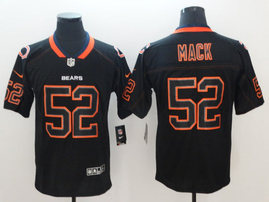 Men's Chicago Bears Khalil Mack #52 Black Game Player Jersey1