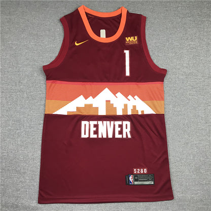 Men's Denver Nuggets Michael Porter Jr. Red Swingman Player Jersey1