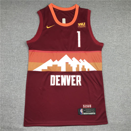 Men's Denver Nuggets Michael Porter Jr. Red Swingman Player Jersey1