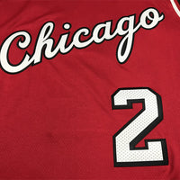 Men's Chicago Bulls Lonzo Ball #2 Red 2021/22 Swingman Jersey1