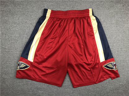 Men's New Orleans Pelicans Red Pocket Shorts1