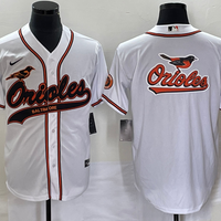 Men's Baltimore Orioles White Replica Team Jersey1 Joint Edition