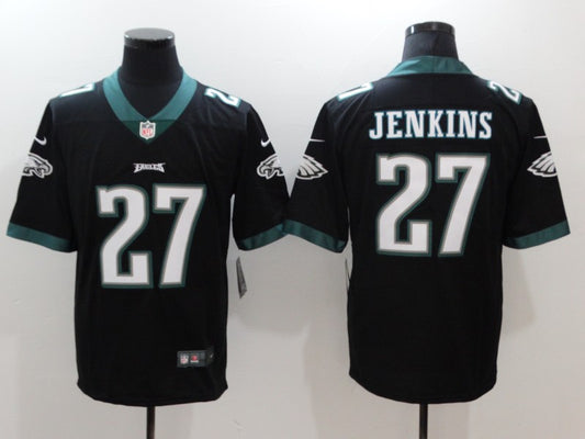 Men's Philadelphia Eagles Malcom Jenkins #27 Black Game Jersey1