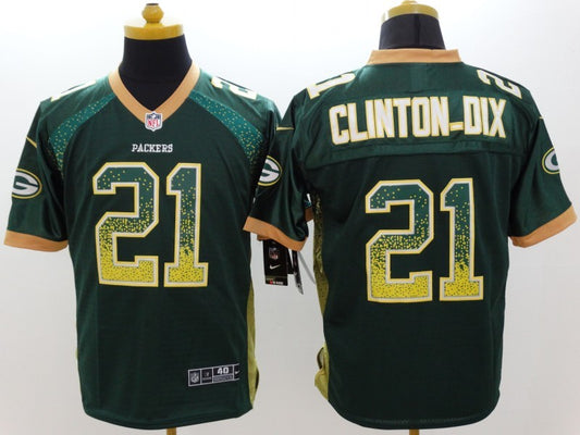 Men's Green Bay Packers Ha Ha Clinton-Dix #21 Green Game Jersey1