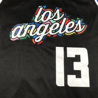 Men's LA Clippers Paul George #13 Black 2022/23 Fastbreak Jersey1 - City Edition