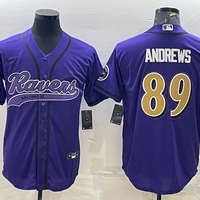 Men's Baltimore Ravens Mark Andrews #89 Purple Player Jersey1 Joint Edition