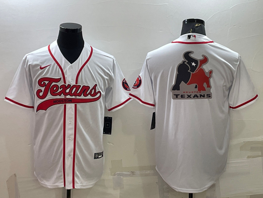 Men's Houston Texans White Game Jersey1