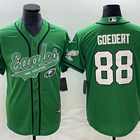 Men's Philadelphia Eagles Dallas Goedert #88 Kelly Green Game Jersey1 Joint Edition