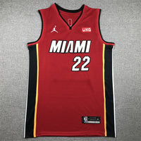 Men's Miami Heat Jimmy Butler #22 NBA Red Swingman Jersey1