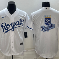 Men's Kansas City Royals White Replica Player Jersey1