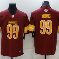 Men's Washington Commanders Chase Young #99 Red Game Player Jersey1