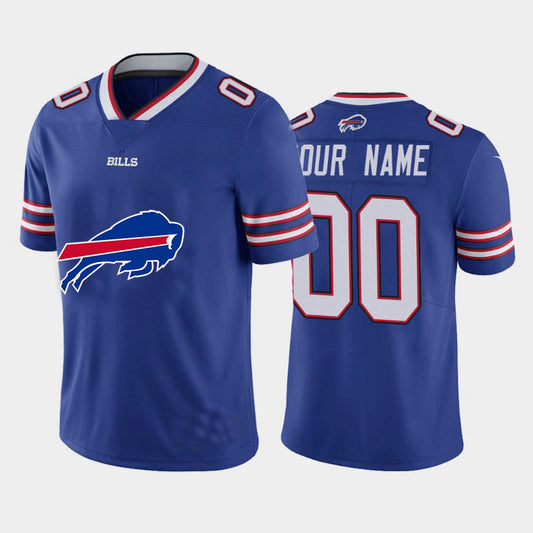 Custom1 Buffalo Bills Royal Team Big Logo Vapor Untouchable Limited Jersey1 Stitched Jersey1 Football Jerseys
