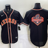 Men's Houston Astros Black Fashion Player Out Jersey