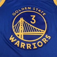 Men's Golden State Warriors Jordan Poole #3 Royal 2022/23 Fast Break Replica Player Jersey1 - Icon Edition