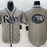 Men's Tampa Bay Rays Gray Replica Team Jersey1