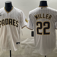 Men's San Diego Padres Mason Miller #22 White Home Replica Jersey
