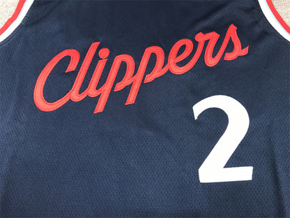 Men's LA Clippers Kawhi Leonard #2 Navy Swingman Player Jersey1