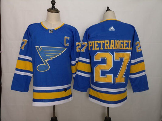 Men's St. Louis Blues Alex Pietrangelo #27 Blue Breakaway Player Jersey1