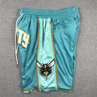 Men's Charlotte Hornets Teal City Edition Pocket Shorts11