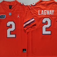Men's Florida Gators DJ Lagway #2 Orange Player Jersey