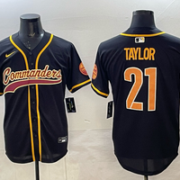 Men's Washington Commanders Sean Taylor #21 Black Team Game Jersey