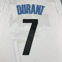 Men's Brooklyn Nets Kevin Durant #7 White 2022/23 Fastbreak Jersey1 - City Edition