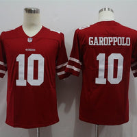 Men's San Francisco 49ers Jimmy Garoppolo #10 Red Game Jersey1
