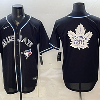 Men's Toronto Blue Jays Fashion Limited Black Out Jersey