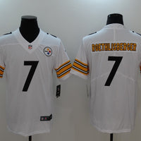 Men's Pittsburgh Steelers Ben Roethlisberger #7 White Game Jersey1