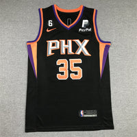 Men's Phoenix Suns Kevin Durant #35 Black 2022/23 Player Jersey1