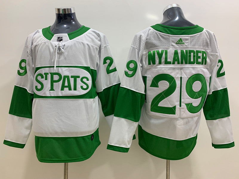 Men's Toronto Maple Leafs William Nylander #29 White Player Game Jersey1