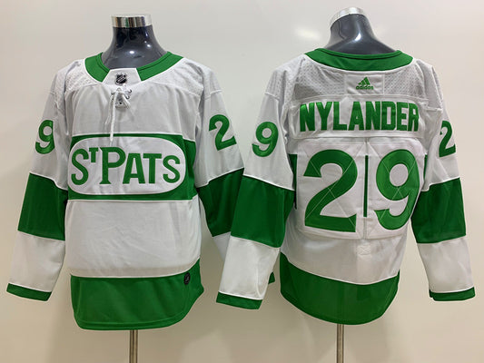Men's Toronto Maple Leafs William Nylander #29 White Player Game Jersey1